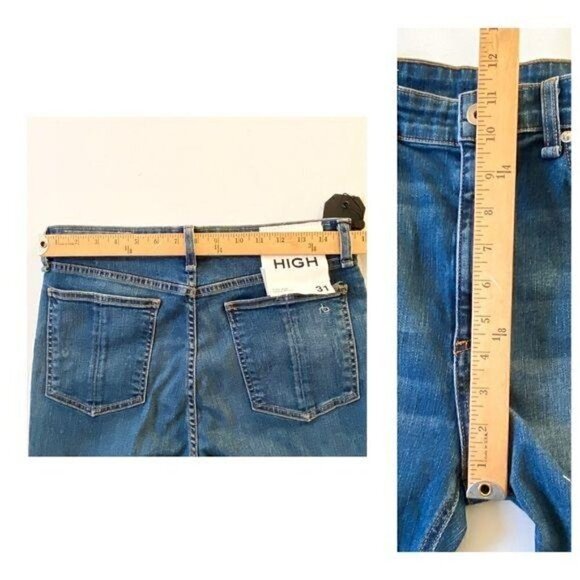 NWT Rag &‎ Bone Jeans Nina High Rise Ankle skinny Jeans, Size 31 - Picture 15 of 16